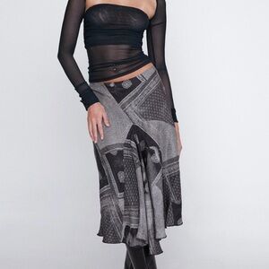 NWT Miaou Mila Skirt in Skiarpa Print - Size Small